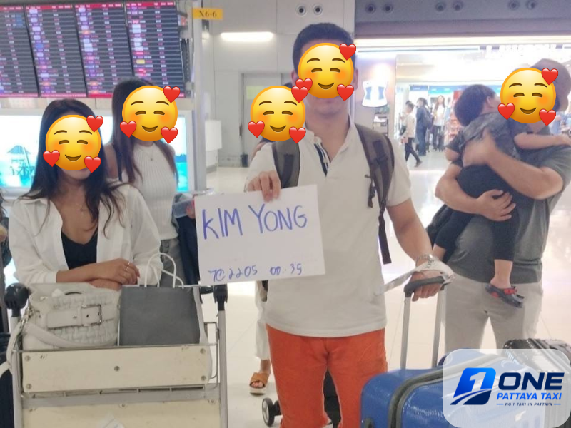 One Pattaya Taxi customer pickup at the airport