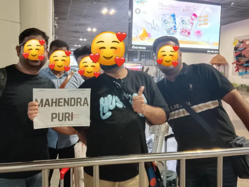 One Pattaya Taxi customer airport arrival photo